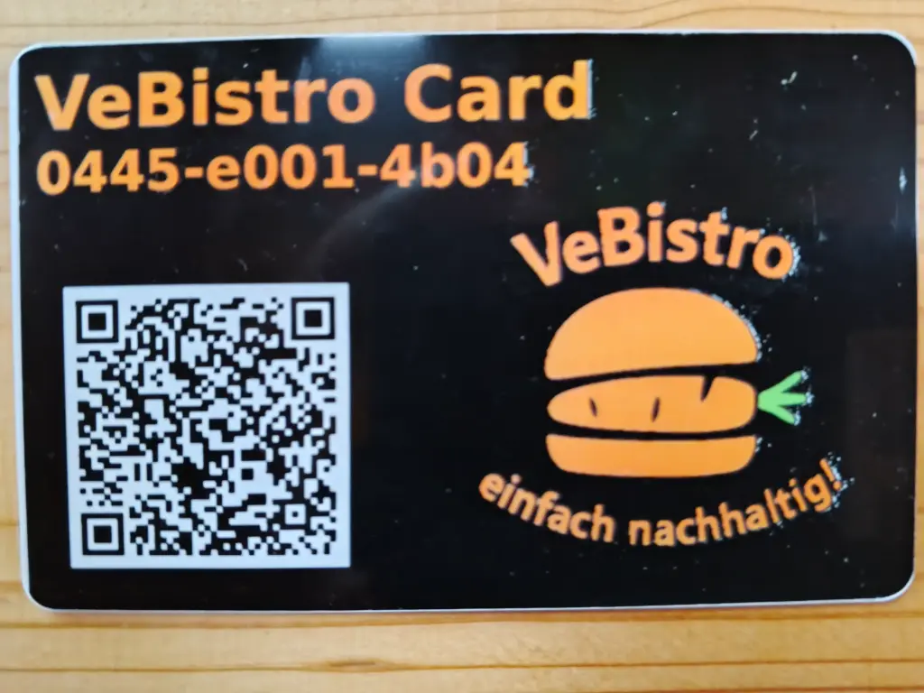 VeBistro Card 94
